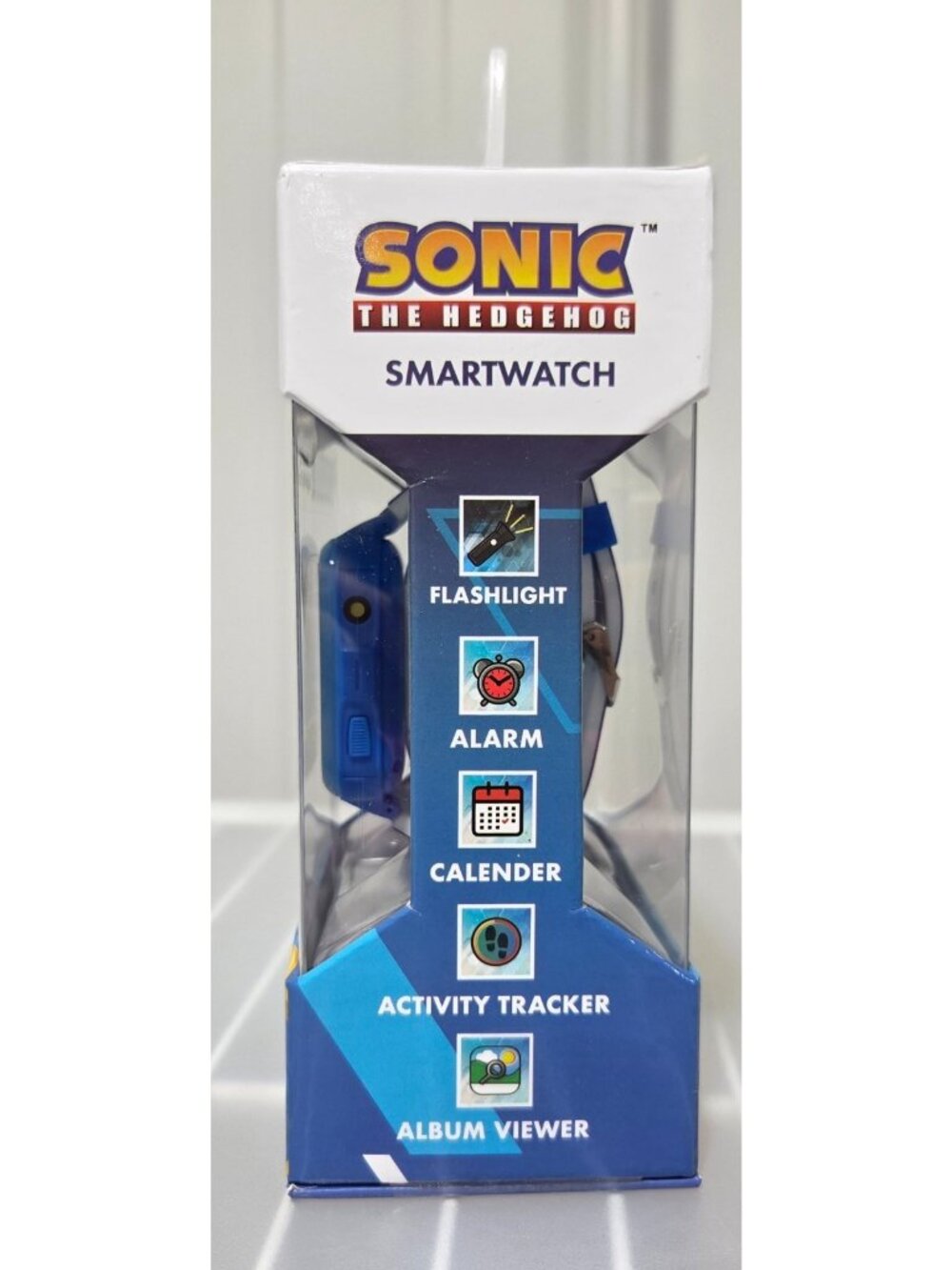 Sonic the Hedgehog Touchscreen Kids' Smart Watch w/ Silicone Strap & 6 Games - Picture 5 of 9